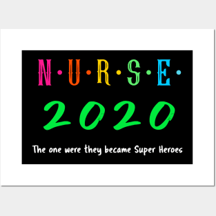 Nurses 2020 the one where they became super heroes Posters and Art